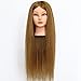 Neverland Stand 26 inch Natural 90% Hair Styling Head Hairdressing Training Mannequin Head With Blonde 66 cm