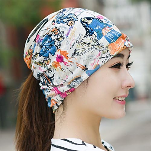 Women children winter headgear cap sleeve cap with ear warm month Baotou spring and autumn winter hat,Elastic (54-59cm),Thin paragraph: the supernatural - Blue