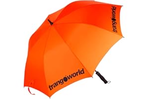 TRANGOWORLD Trango Paraguas Storm, Unisex, Naranja/Negro, 30 cm