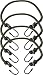 Produktbild Savage Island 4 Spanngummis extra stark olivgrün mit Haken an beiden Enden elastisch Garten Auto Heimwerken Gepäck Outdoor Camping