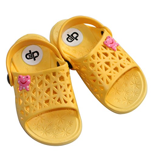 Diapolo - chaussons, chaussures de bain pour enfant,  sandales, tongs d'été, couleurs : rouge, jaune, rose, tailles: 21, 22, 23, 24, 25, 26 - Multicolore - jaune, 25