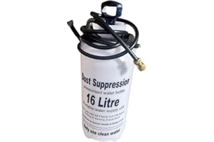 MOORCUT DIRECT LTD 16L Dust Suppression Water Bottle with Brass Water Stop Connector for Petrol Cut Off Saws