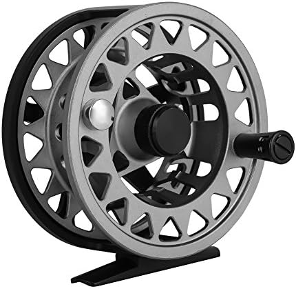 Dilwe Fly Fishing Reel Aluminium Alloy Fresh Saltwater Metal Spare Spools Die Casting Fly Reel Fishing Reel