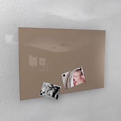 Magnetwand - grau-beige glänzend * RAL 1019 * hochglanz - 3 verschiedene Größen - 40 x 60 cm ; 50 x 80 cm ; 60 x 90 cm - (60 x 90 cm)