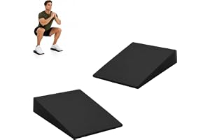 Vadsträckare 2-delat set, squat kil med 4 träningsband, knäböj kil för sträckning muskler och fascia vadsträckare kil för knäböj och korslyft