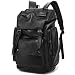 Produktbild BAOSHA BP-16 PU Leder Notebook Laptop Rucksack bis zu 15,6 Zoll Computer Tasche Damen Reisetasche Wasserabweisend Rucksack Fur Schule Outdoor Wandern Reisen Schwarz
