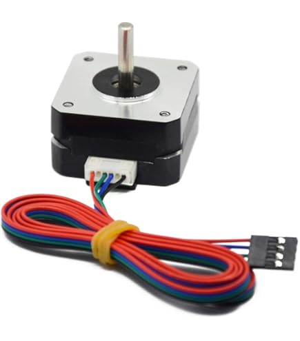 MMOBIEL Nema 17 Stepper Motor (17HS4023) – 1.8°, 4.1V, 1A, 13Ncm Torque With 1m Cable