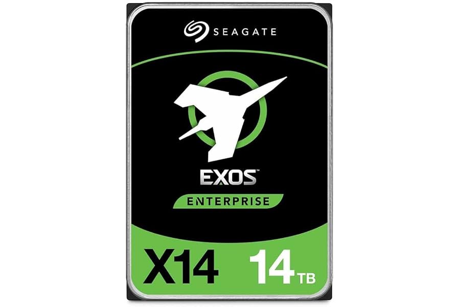 Seagate Exos X14 14TB Interne Enterprise Festplatte ST14000NM0408 3,5 Zoll HDD SATA 6Gb/s 7200RPM 256MB Cache (Generalüberholt)