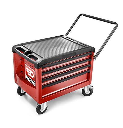 FACOM ROLL.CR4M3 Coffre Roulant 4 Tiroirs 3 Modules, Multicolore