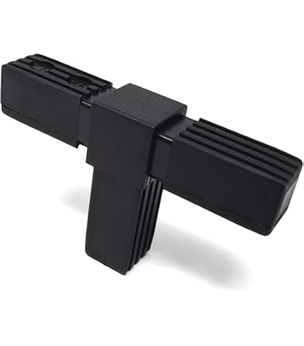 Connettori Per Fissaggio Tubi 4 Connettori Quadrati A 3 Vie Per Tubi Angolari - Per Costruire Scaffalature, Strutture, Fissaggio Tubi Connettori Tubo Angolare