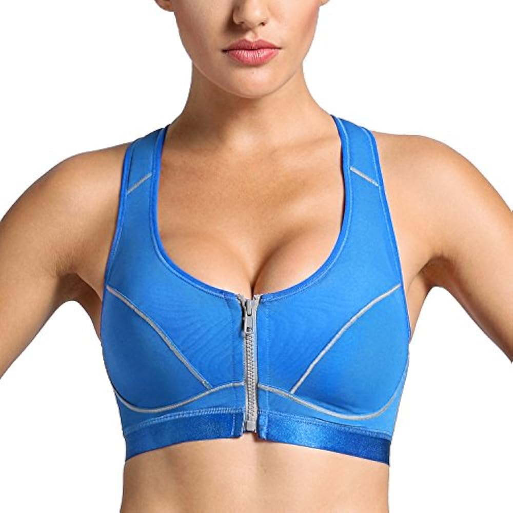 Женский спортивный бюстгальтер. Спортивный бюстгальтер с застежкой спереди. Бюстгальтер борцовка с застежкой спереди. Женский спортивный лифчик с поддержкой. SYROKAN Sport BH Blau.