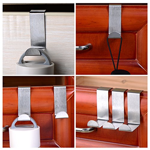 Willbond über Türhaken Kleiderhaken Mantelhaken Wandhaken Schrankhaken