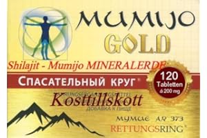 ‎UNKURI MUMIJO"Gold" - Мумиё (MINERALERDE), 120 Tabletten