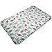 Produktbild Osmykqe Christmas Xmas Holiday Lights Bulbs Doormat Floor Mat Non Slip Carpets for Front Door Kitchen Bedroom 19.5 x 31.5In