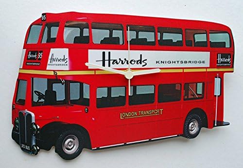 Harrods London Bus Clock - Made in the UK - LS15