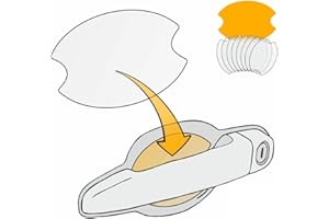 ‎LACKSCHUTZSHOP LACKSCHUTZSHOP Universal Lackschutz-Folie für Auto-Griffschale/Griffmulde - Türgriff Schutz-Folie - Selbstklebende Klebe-Folie Lackschutz - 8 teilig - transparent - 85x60mm