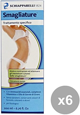 Set 6 SCHIAPPARELLI Smagliature 200 Ml. Bodycare