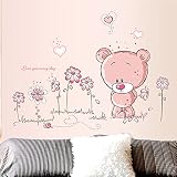 Wandtattoo Wandsticker Aufkleber Tiere Kinder Baby Kinderzimmer Wald Baum