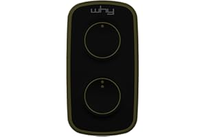 WHY EVO MINI NOA Telecomando rolling code multifrequenza da 280 a 868 mhz, apricancello autoapprendente programmabile, radiocomando ad ampio raggio con 4 pulsanti Deep Green
