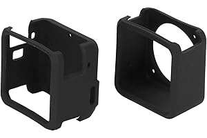 Annadue Étui de Protection pour Action 2, Boîtier de Caméra Combiné pour Action 2, étui de Protection pour Caméra Divisé en Silicone Souple Résistant aux Rayures et aux