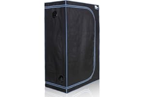 yourGEAR Growzelt Plantsville in 8 Größen - Grow Indoor Box, Zuchtzelt, Gewächshaus, Schrank zur Pflanzenzucht - 120 x 60 x 180 cm