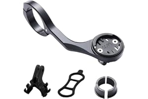 Dymoece Support de Guidon Avant pour Wahoo Elemnt, Elemnt Bolt, Elemnt Mini, Gopro et éclairage de vélo, Compatible avec Guidon 31,8 mm 25,4 mm