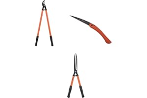 JARDIAFFAIRES Kit cisaille P59-25-F, ébrancheur P140-F et scie arboricole PG72 Bahco