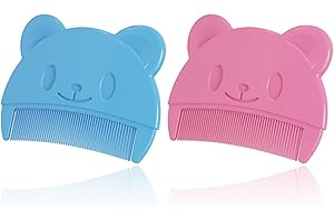 EBHO 2 Pezzi Spazzola Neonato,Pettine Neonato,Pettine Per Bambini, Pettin, Pettine Di Cura Quotidiana,Mantenere Pulito e Ordinato