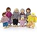 Produktbild Happy Event Holzmöbelpuppen Haus Familie Miniatur 7 Personen Puppe Spielzeug für Kinder