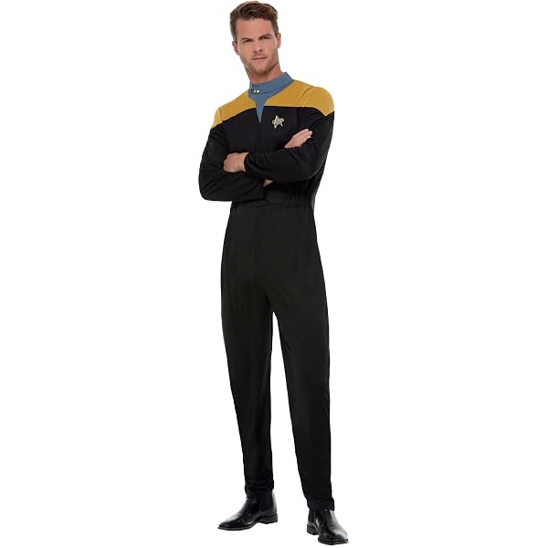 Costume Star Trek Nero De Luxe Pour Homme – Tenue Complète Avec Manteau Et Masque Romulan