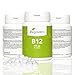 Produktbild VITAMIN B12 500mcg 500 µg Methylcobalamin | Vitamin-Komplex mit B6 + B9 (Folsäure) hochdosiert | Aufnahme über Mundschleimhaut möglich | Vegan | für Immunsystem  Energie  Leistung, 3 Monatsvorrat