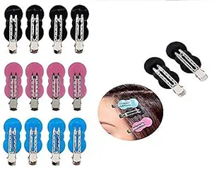 Raaya Salon Hairdressing Section Dividing Section Clips For Hair Styling Set Of 12 Pcs