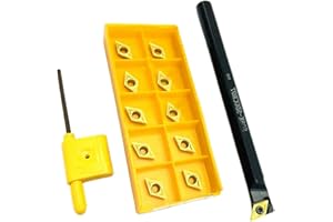 RANRAO S08K-SDUCR07 8 x 125 mm Drehmeißelhalter Bohrstange + DCMT070204 Hartmetallklinge