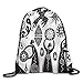 Produktbild DANCENLI Fashion Gym Dancing Shaman Eagle Sun Snake Figure Prehistoric Cave Drawing Tribal Folkloric Drawstring Gym Sack Sport Bag for Men and Women