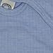 Cosilana - Baby T-Shirt Long Sleeve3-7 months (Height 23-27) (62/68), Blue heather, 45% Organic Cotton, 35% Organic Merino Wool, 20% Silk