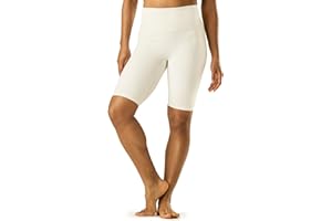 LAPASA Short de Sport & de Yoga Femme Legging Court Cycliste Fitness Gym Pilates Taille Haute Gainant Amincissant L52A1/B1
