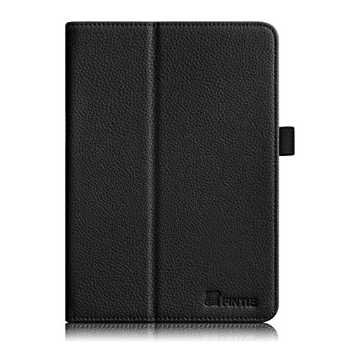 Fintie Medion Lifetab S7852 (MD 98625) / S7851 (MD 98675) Hülle Case – Folio Kunstleder Schutzhülle Tasche Cover Etui mit Ständerfunktion und Stylus-Halterung für MEDION LIFETAB S7852/S7851(19,9 cm 7,85″) Tablet-PC, Schwarz - 2