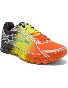 Brooks Herren Laufschuh Adrenaline GTS 15 Redorange/Limepunch/Black (45 EU)
