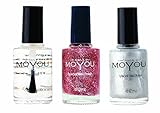 MoYou Nails Bundle of 3 Stamping Nail Polish: Used to Create Beautiful Nail Art Designs Sourced Directly from the Manufacture - Pack 3