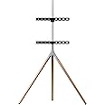 One For All Universal Tripod TV Stand – Screen Size 32-65”- LCD/LED/Plasma/OLED/QLED TVs – 360° Swivel and Height Adjustable – Max Weight 30kg – VESA 400x400 – Elegant Design - WM7472