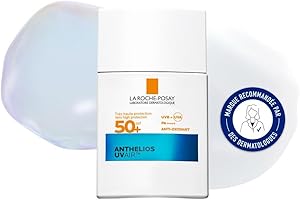product image La Roche-Posay, Anthelios UVAir, Fluide Visage SPF50+, Très Haute Protection UVA et UVB, Enrichi en Niacinamide et Acide Hyaluronique, 40ml