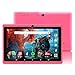 Price comparison product image 7 inch Tablet Google Android 8.0 Quad Core 1024x600 Dual Camera Wi-Fi Bluetooth 1GB/8GB Play Store Netfilix Skype 3D Game Supported GMS Certified (Pink)