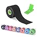 Produktbild Kinesiologie Tape Tapeverband (Packung mit 1 oder 2) Tape Sport 5cm Breite x 5m Rollenlänge Zream Elastisches Therapeutisches Tape für Plantarfasziitis, Knöchel, Schienbeinkantensyndrom, Knie, Gelenk, Handgelenk, Rücken, Schulter, Hals, 8 Farben Verfügbar. Zusätzlich einer Mini Universal Handy Tischhalterung