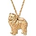 Produktbild Chow Chow Hergestellt in U.K. Kunstvolle Hunde- Anhänger Sammlung (22 Karat Vergoldung / gold plattiert)