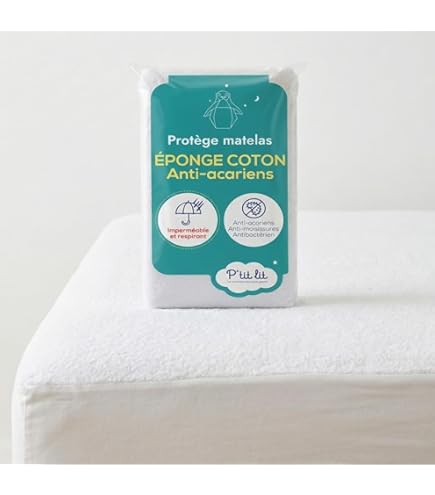 60x120 Cm Tinéo Babymatras Met Airconditioning – Zomer- En Winterkant, 10 Cm Dik, Dichtheid , Gemaakt In Frankrijk 20 Kg/m³