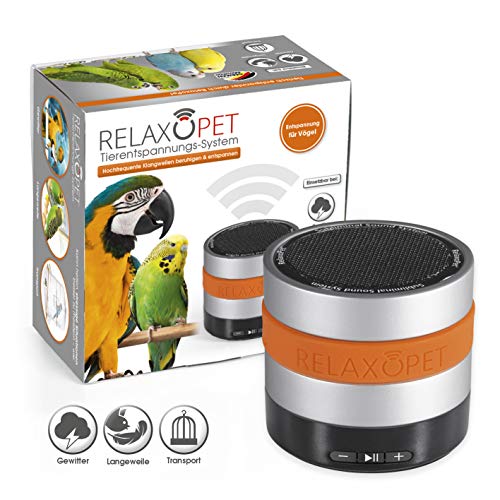 Preisvergleich Produktbild RelaxoPet Entspannungsgerät / Vogel; Version 2.0 / Beruhigung durch Klangwellen / Ideal bei Gewitter, Feuerwerk oder auf Reisen / Hörbar und unhörbar / 5V, kabellos