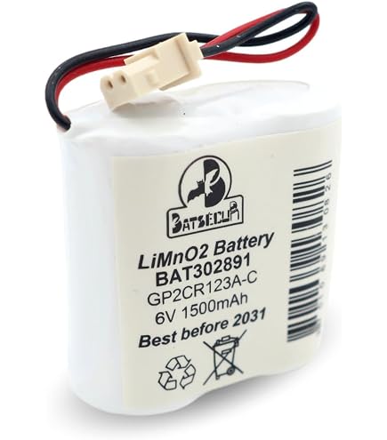 BATSÉCUR - Batteria di allarme BAT6416223 Compatibile con 6416223, BP CLT 8000 Tyxal+, Bat CLT 8000 TYXAL+, WILPA2369B per CLT 8000 TYXAL+ Delta Dore - 3.6V 7.8Ah Li-SOCl2 BATSÉCUR - Batteria di allarme BAT6416223 Compatibile con 6416223, BP CLT 8000 Tyxal+, Bat CLT 8000 TYXAL+, WILPA2369B per CLT 8000 TYXAL+ Delta Dore - 3.6V 7.8Ah Li-SOCl2