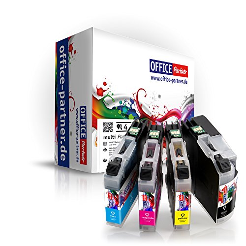 4er multiPack kompatible Druckerpatronen für Brother LC223 10ml je Farbe 20ml Schwarz mit Chip zum Beispiel für Brother DCP-J4120DW MFC-Ink, MFC-J4420DW 4-in1, MFC-J4620DW 4-in-1, MFC-J4625DW, MFC-J4425DW Brother DCP-J 4120 DW, MFC-J 4420 DW, MFC-J 4425 DW, MFC-J 4620 DW, MFC-J4625 DW