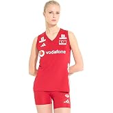 T&uuml;rkiye Milli Takım Kadın Kırmızı Voleybol Forma KM7474