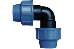 Cornat T610332 Système d'irrigation coudé Tuyau PE Ø 32 mm Polypropylène pour Eau Froide